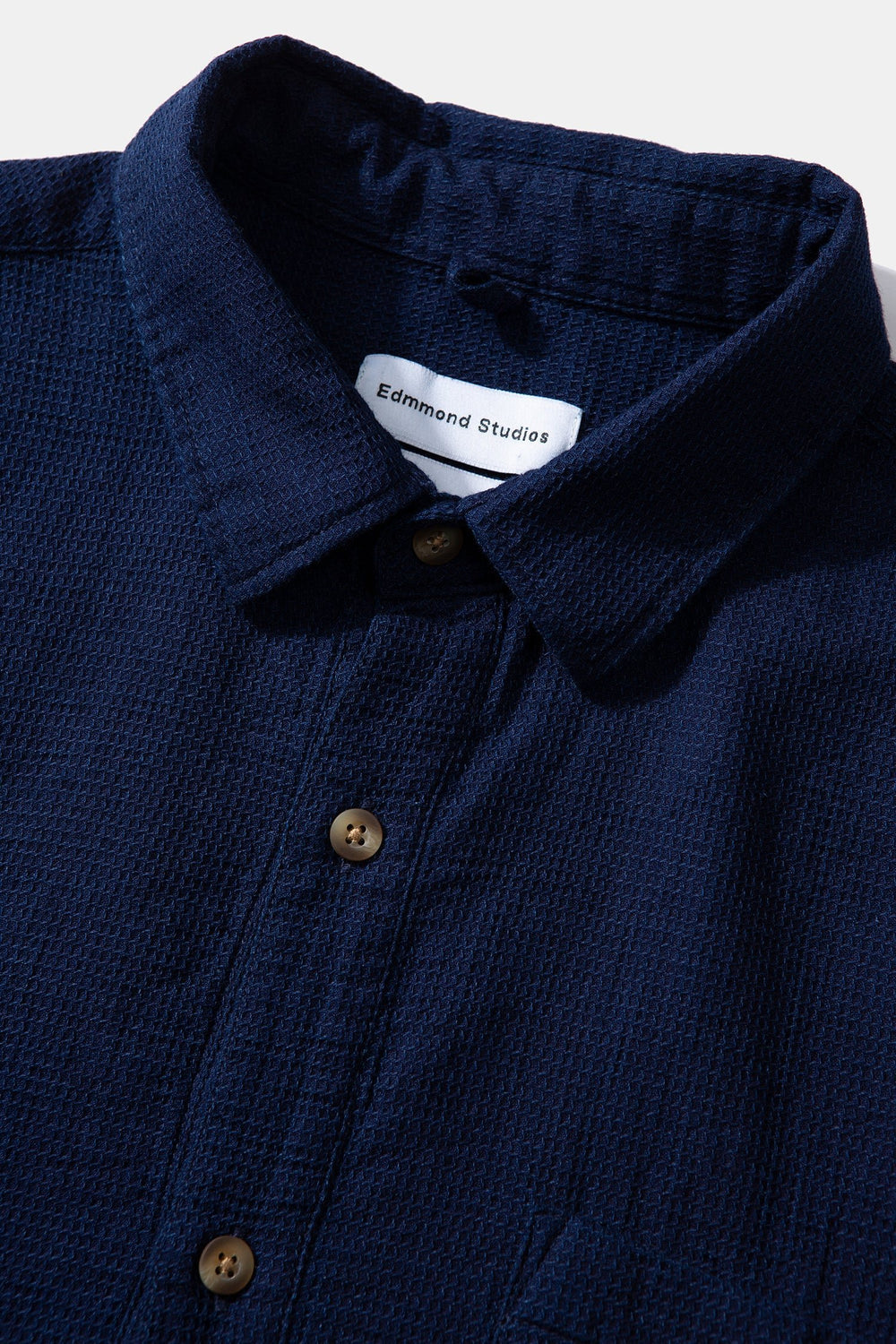 Waffle Polo SS - Plain Stonewash