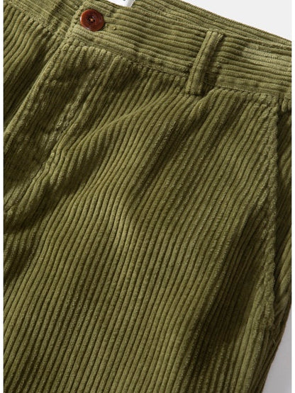 Jorge Pant Corduroy - Plain Khaki