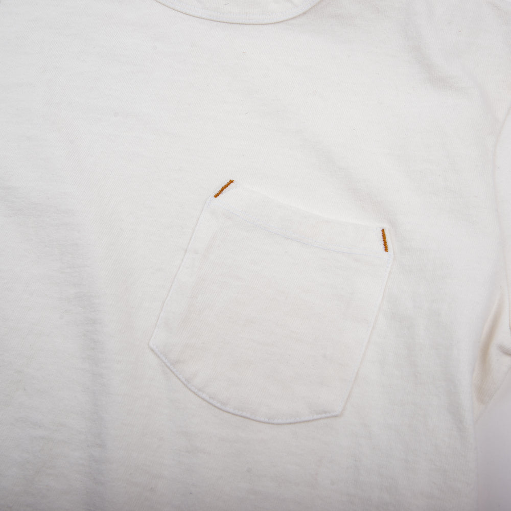 13oz Pocket Tee - White