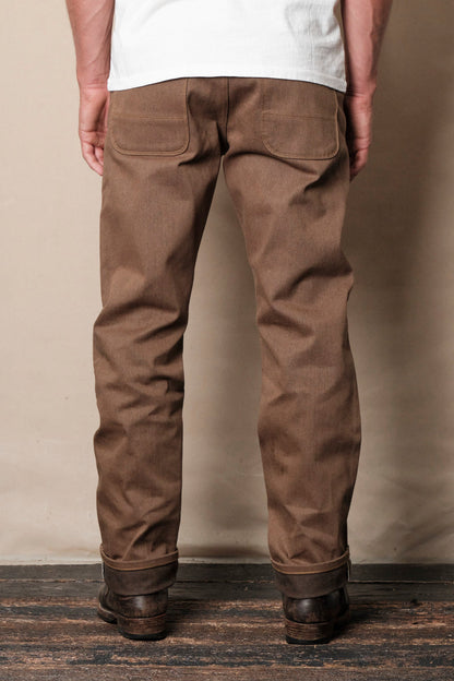 Belford Straight - 15oz Brown Selvedge Denim