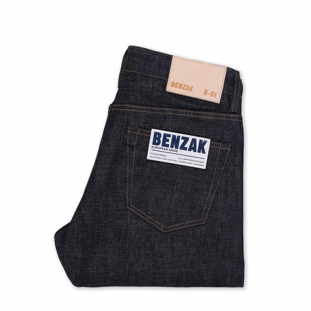 B-01 Slim - 18oz. Dark Indigo Selvedge