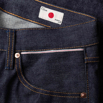 B-01 Slim - 18oz. Dark Indigo Selvedge