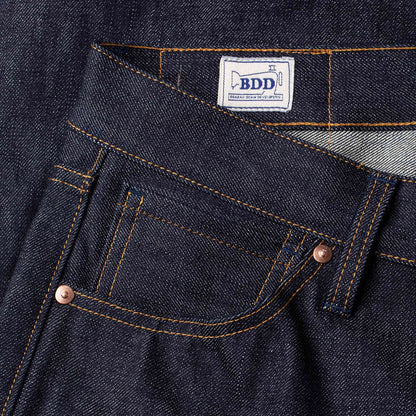 B-01 Slim - 18oz. Dark Indigo Selvedge