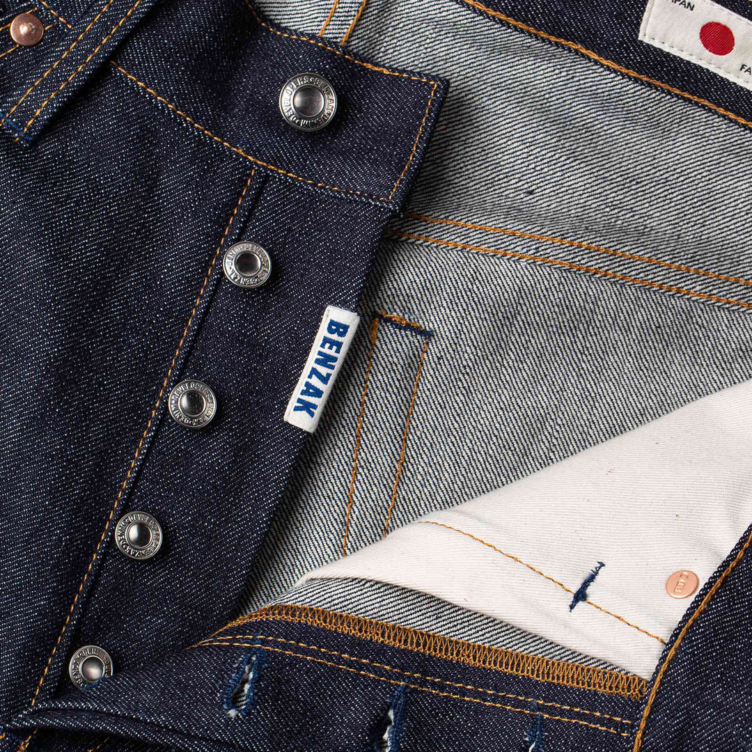 B-01 Slim - 18oz. Dark Indigo Selvedge