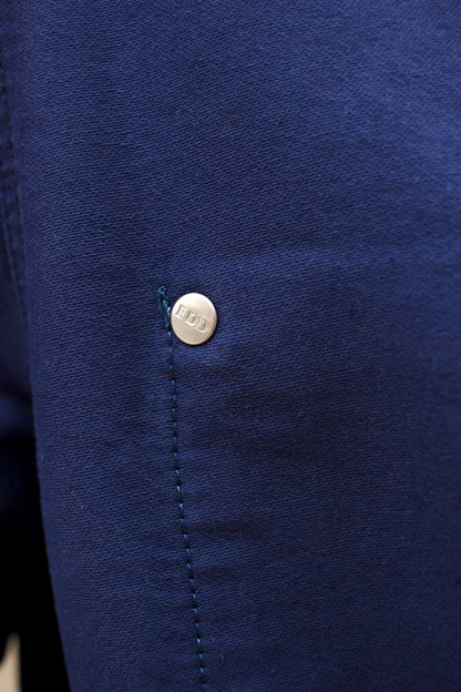 BWJ-03 - French Workwear Jacket - 11oz  Worker Blue Moleskin
