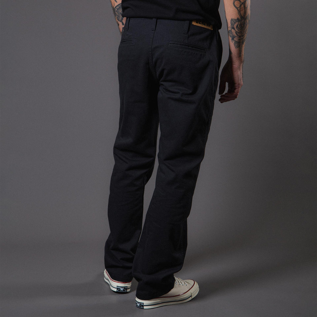 BC-05 Loose Chino - 8.5oz Dark Navy Chino Cloth