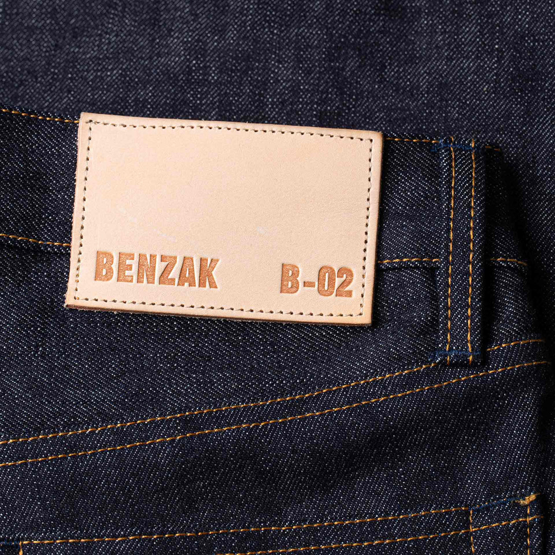 B-02 Straight - 18oz. Dark Indigo Selvedge