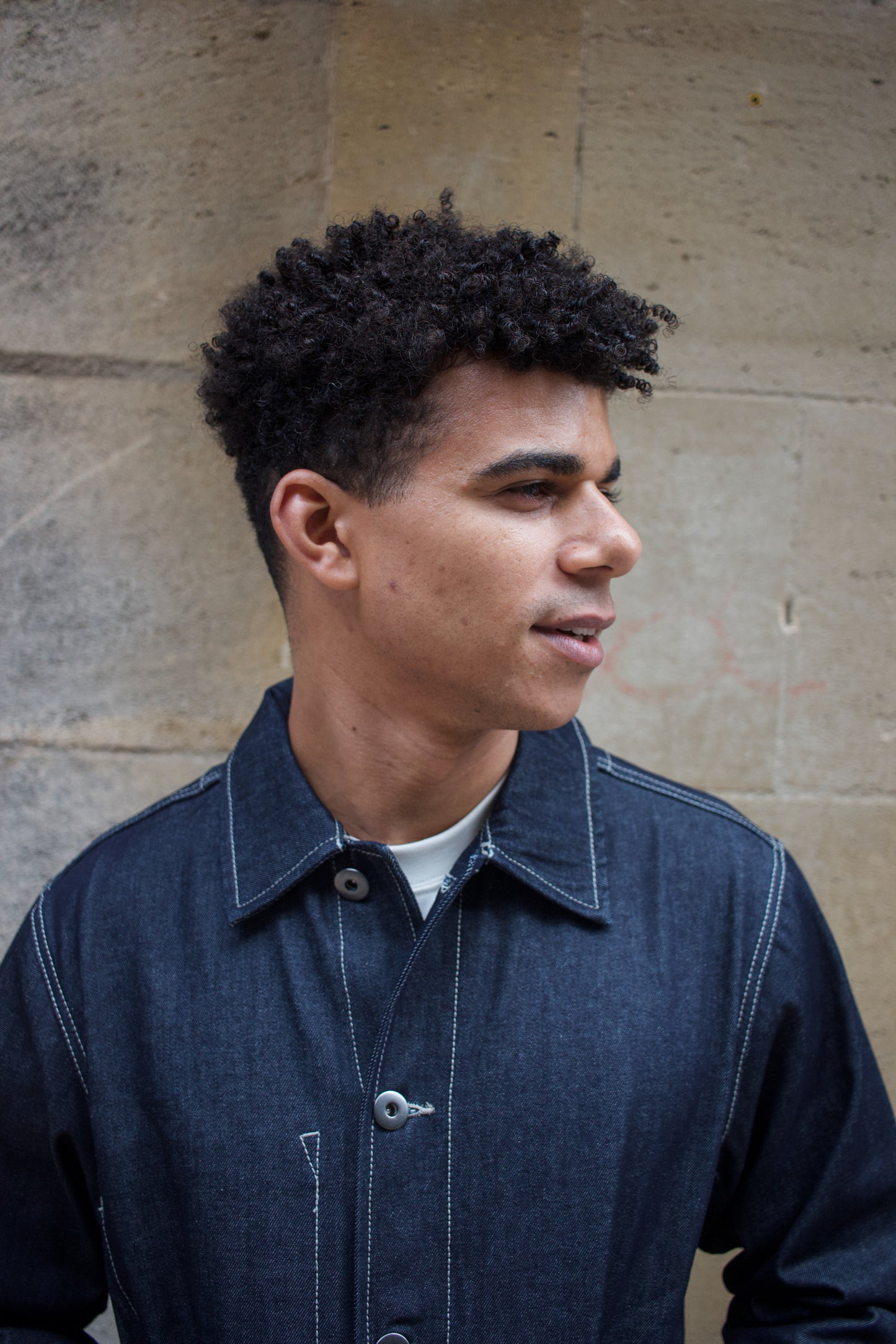 Denim Jacket V Pocket - Raw