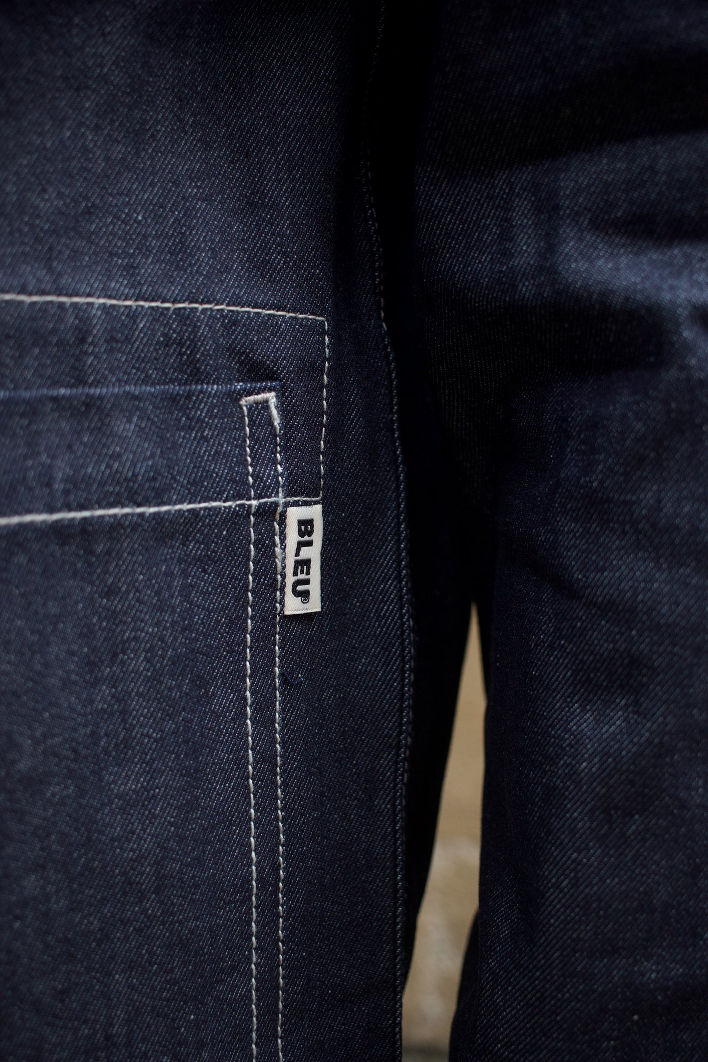 Denim Jacket V Pocket - Raw