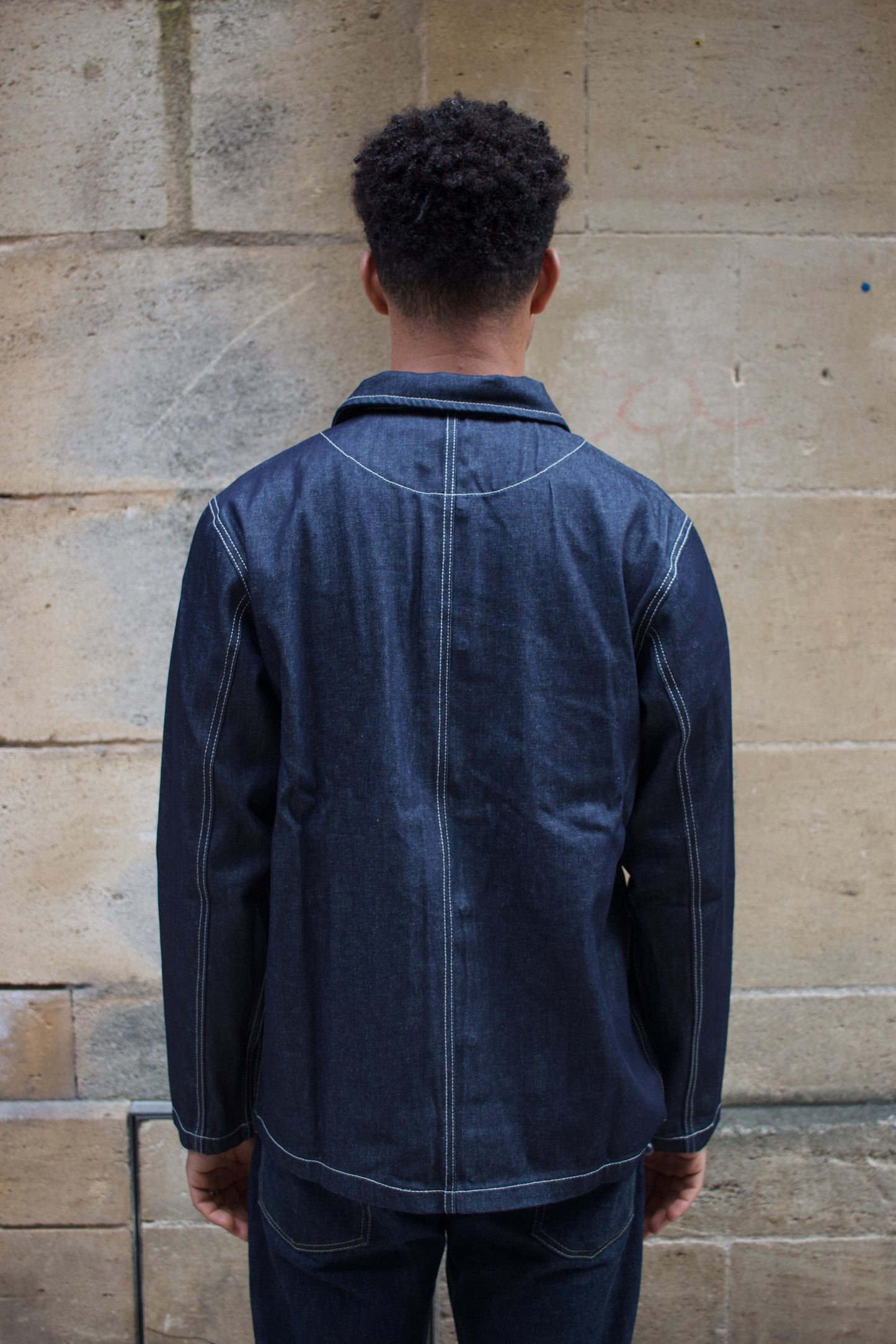 Denim Jacket V Pocket - Raw
