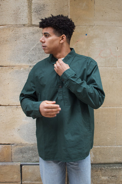 Pull Over Shirt - Forest Green