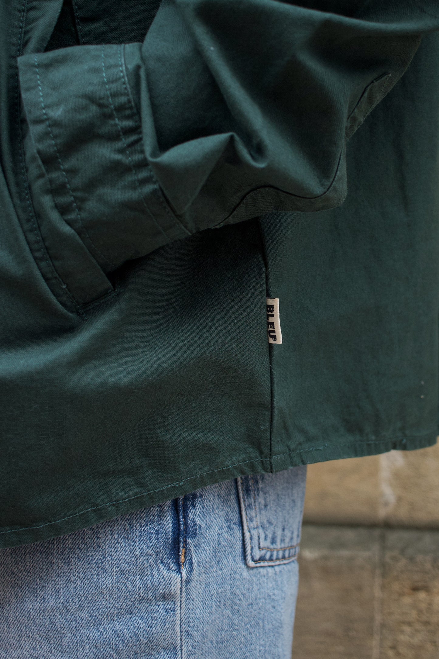 Pull Over Shirt - Forest Green