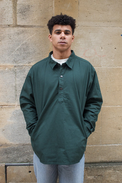 Pull Over Shirt - Forest Green