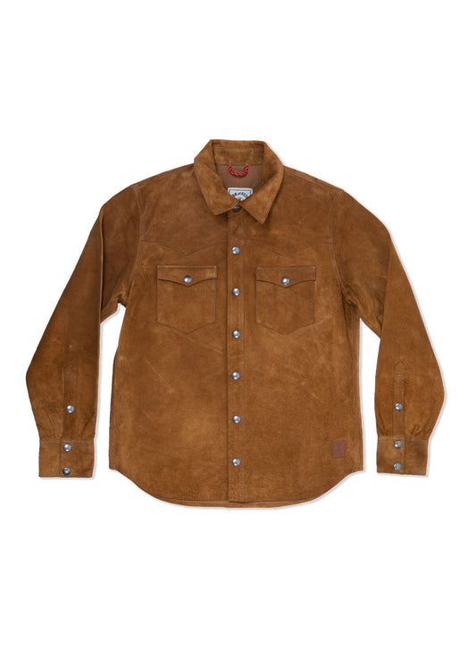 Fence shirt in buffalo suede by Iron & Resin