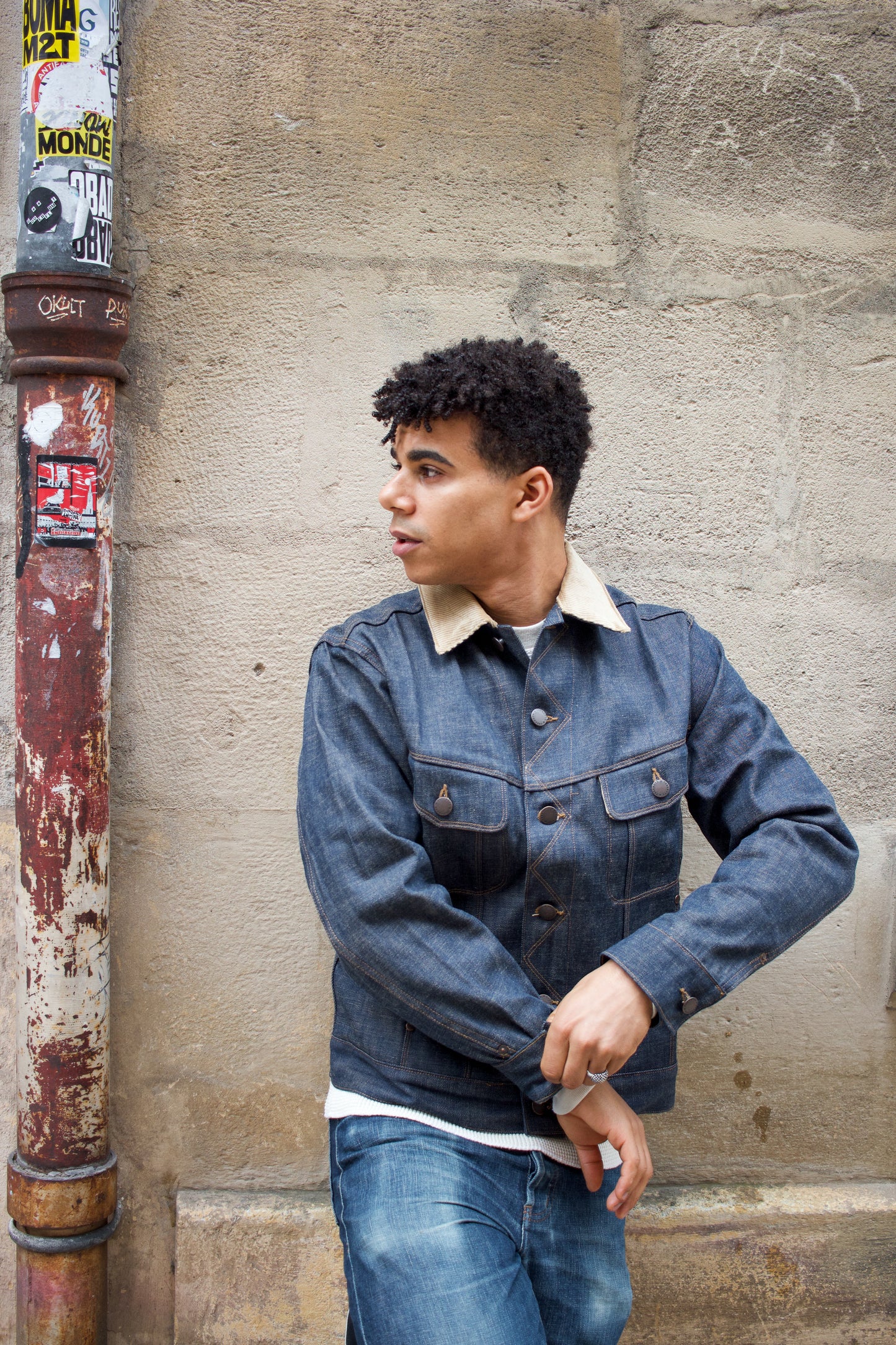 High Low Jacket - 13oz Natural Indigo Selvedge