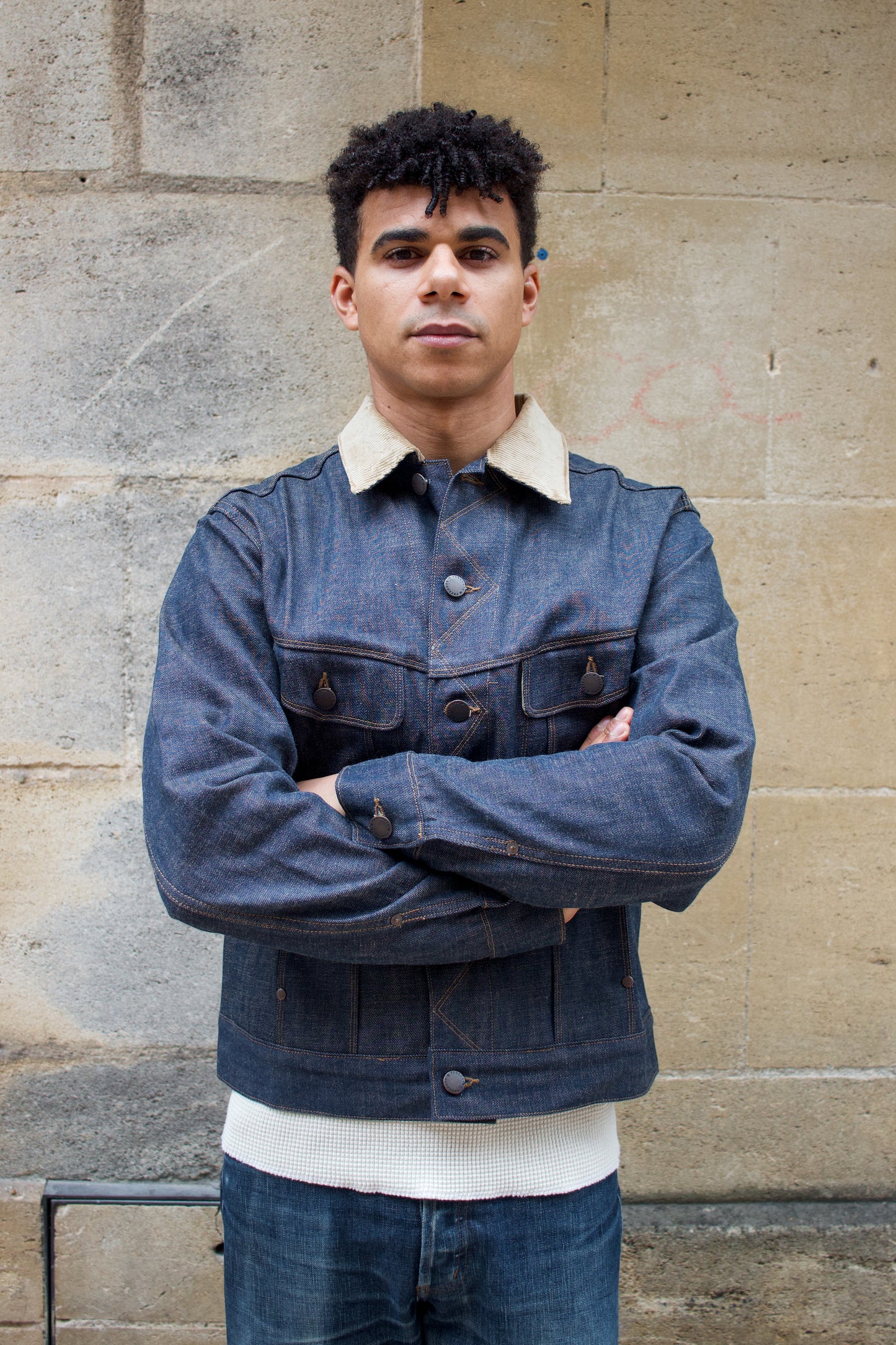 High Low Jacket - 13oz Natural Indigo Selvedge