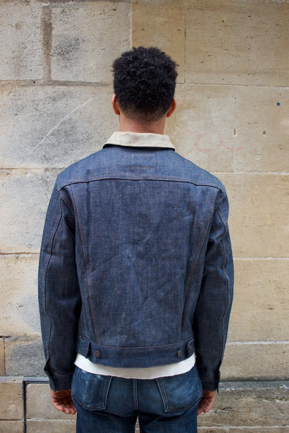 High Low Jacket - 13oz Natural Indigo Selvedge