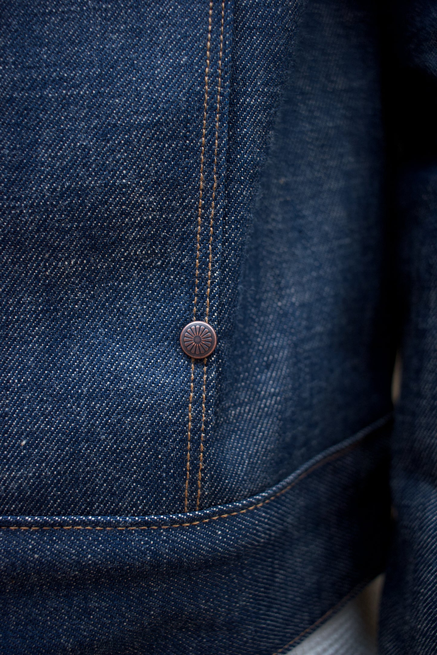 High Low Jacket - 13oz Natural Indigo Selvedge