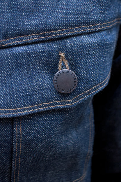 High Low Jacket - 13oz Natural Indigo Selvedge