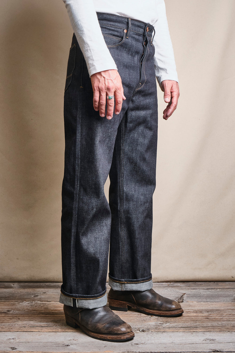 Modesto Straight - 14oz Broken Twill Selvedge