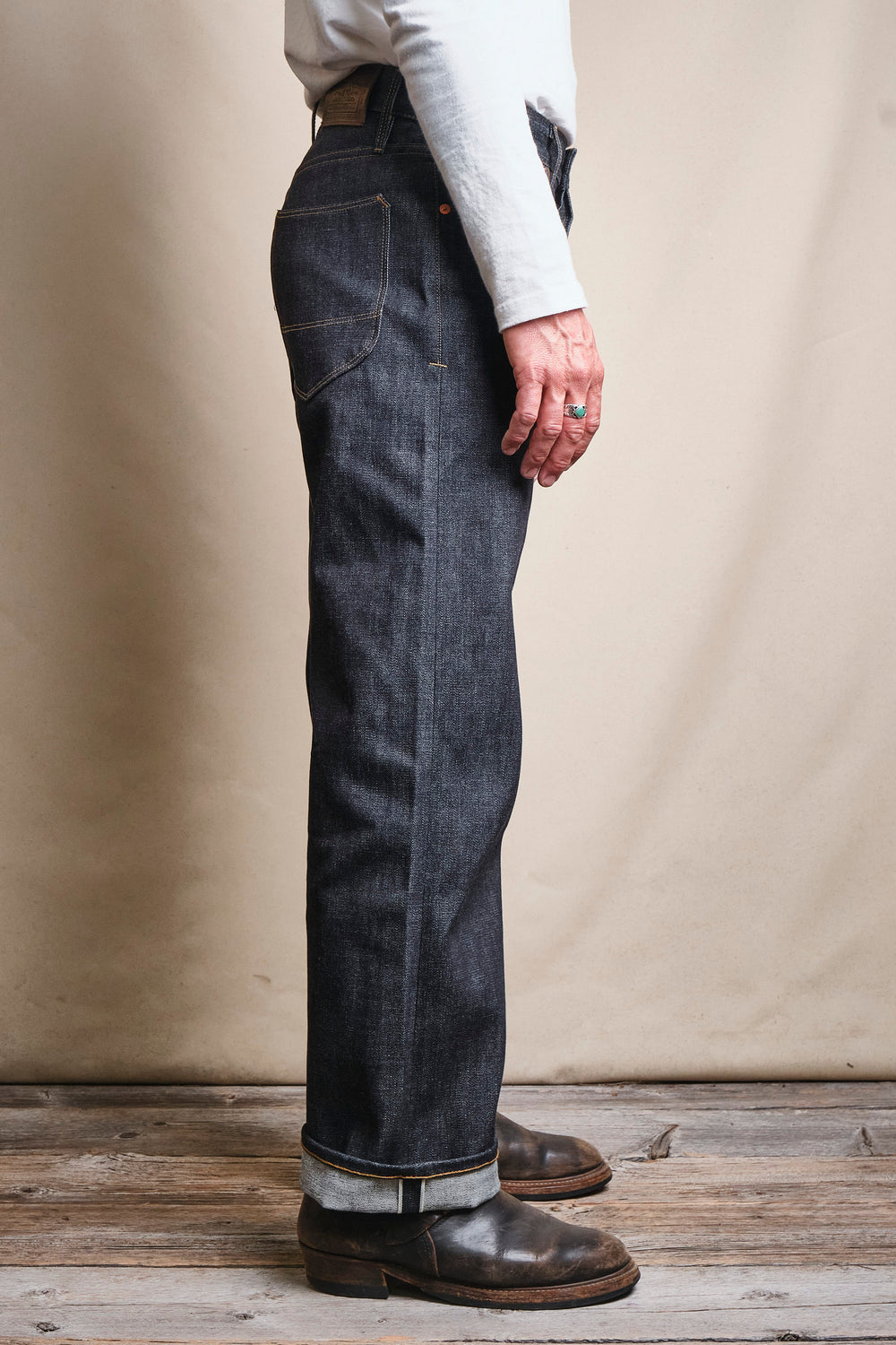 Modesto Straight - 14oz Broken Twill Selvedge