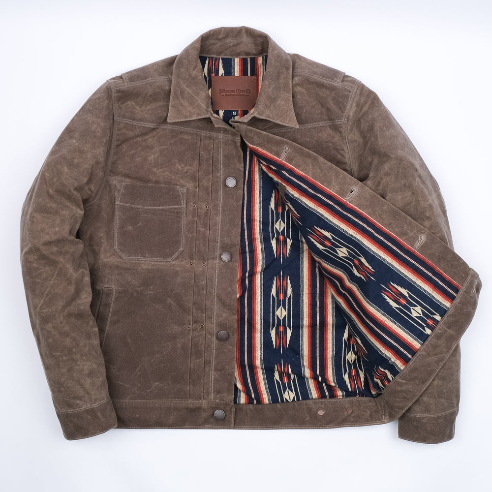 Riders Jacket Waxed Canvas RJ-1 - Oak
