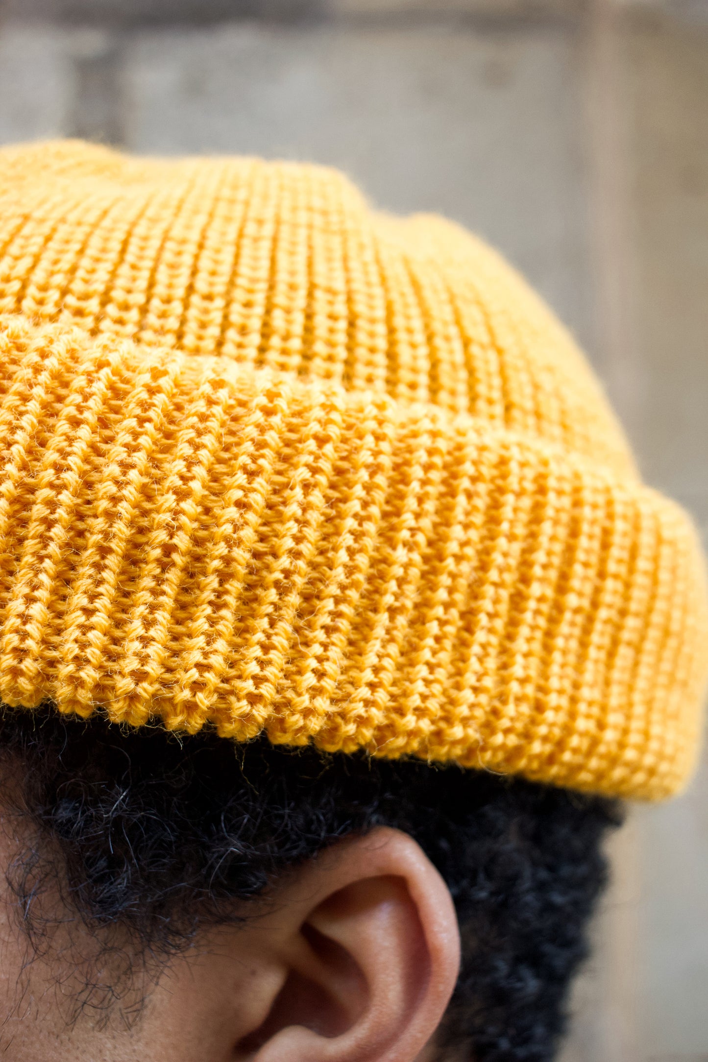 Mechanic Beanie Virgin Wool - Golden