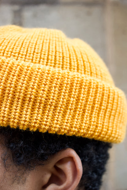 Mechanic Beanie Virgin Wool - Golden