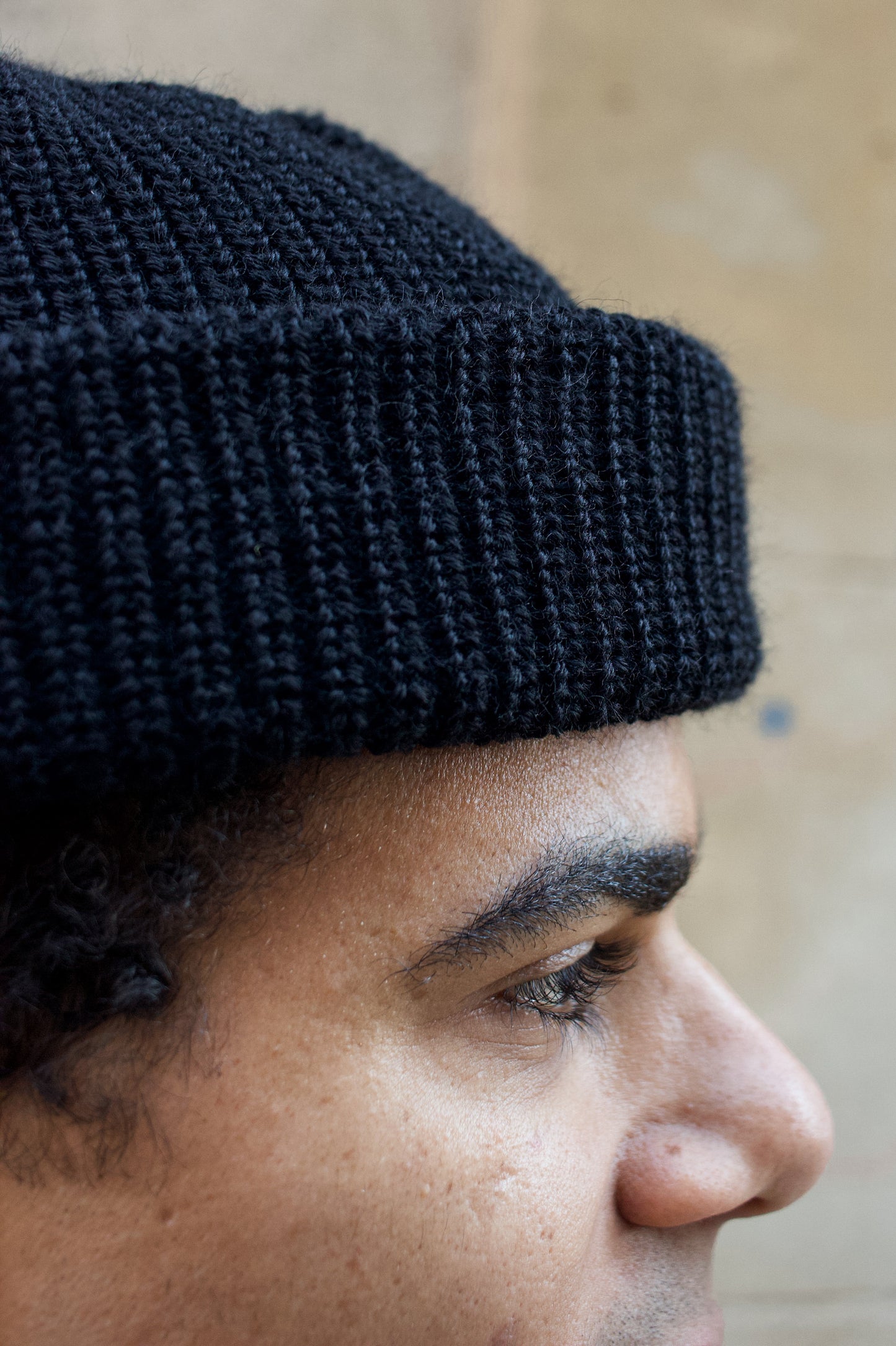 Mechanic Beanie Virgin Wool - Black