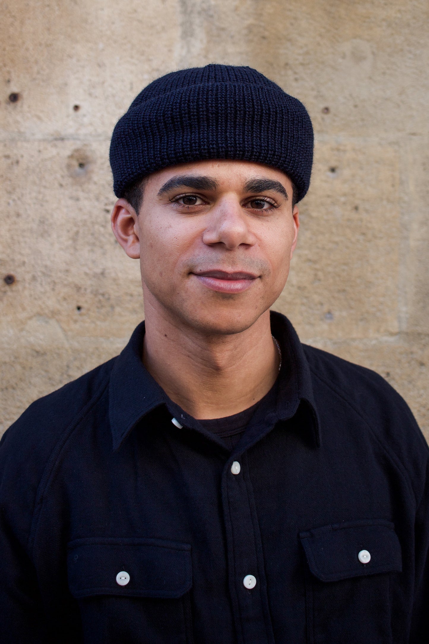 Mechanic Beanie Virgin Wool - Ink