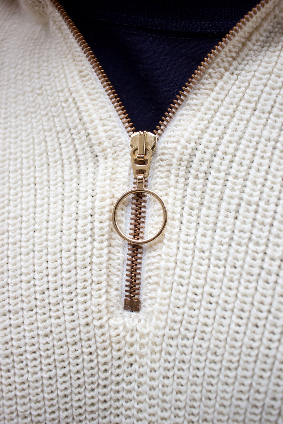 Skipper Sweater Virgin Wool - Seashell