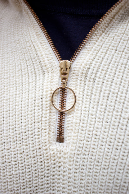 Skipper Sweater Virgin Wool - Seashell
