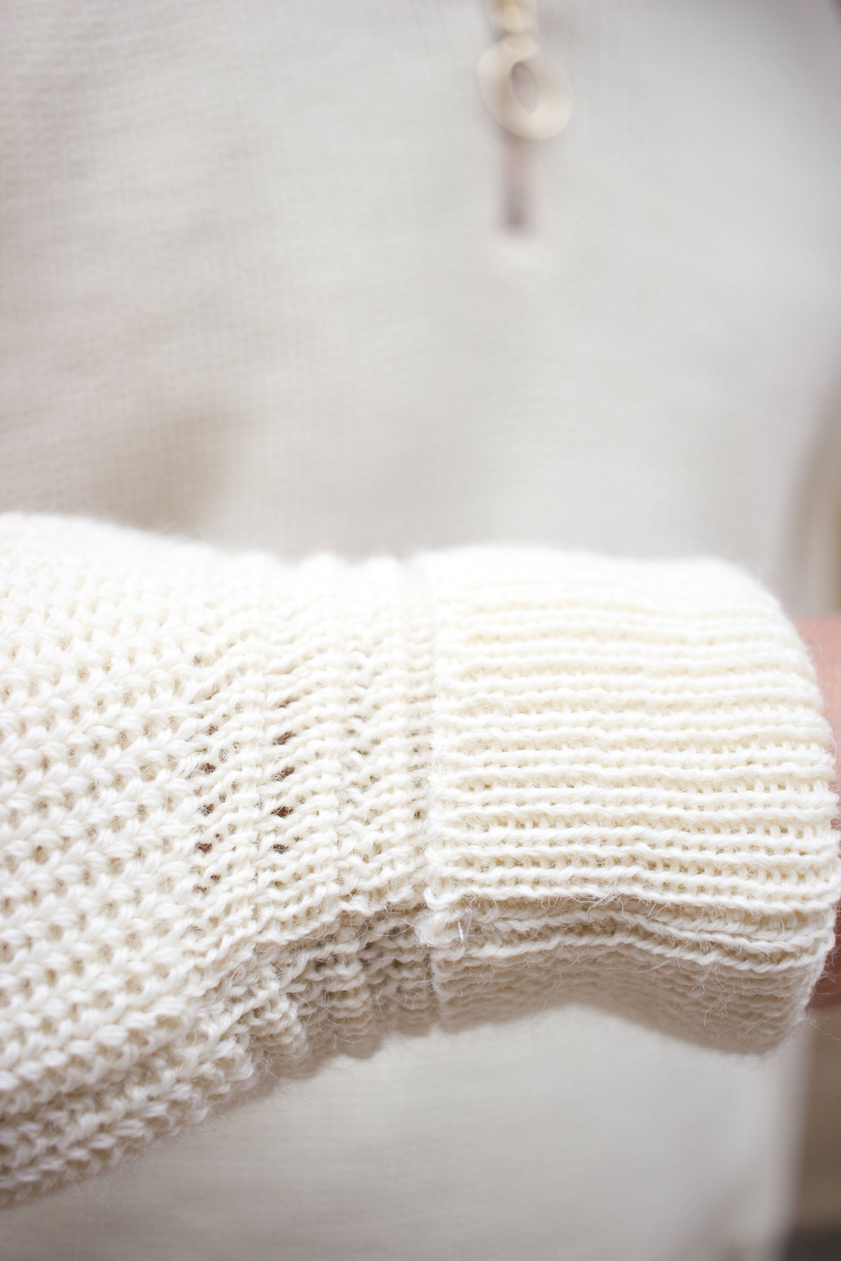 Skipper Sweater Virgin Wool - Seashell