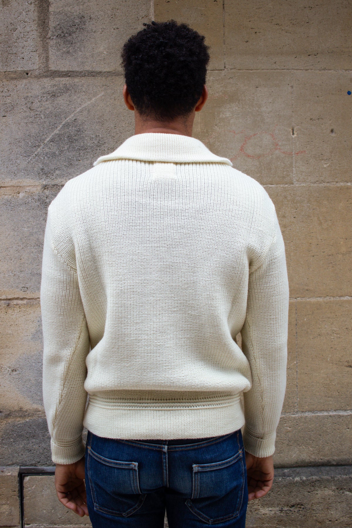 Skipper Sweater Virgin Wool - Seashell