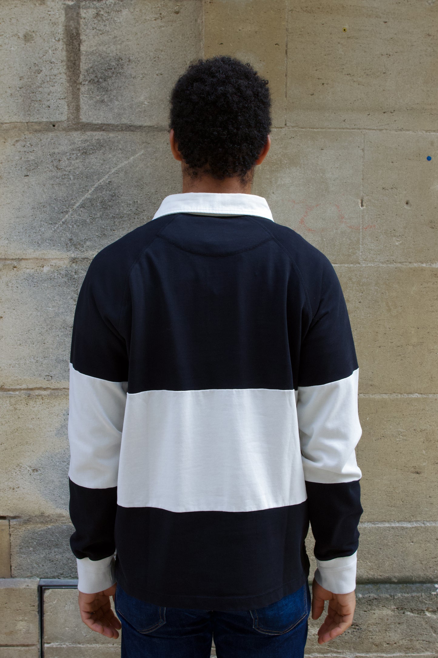 Polo Rugby - Signal Stripe Black/Seashell