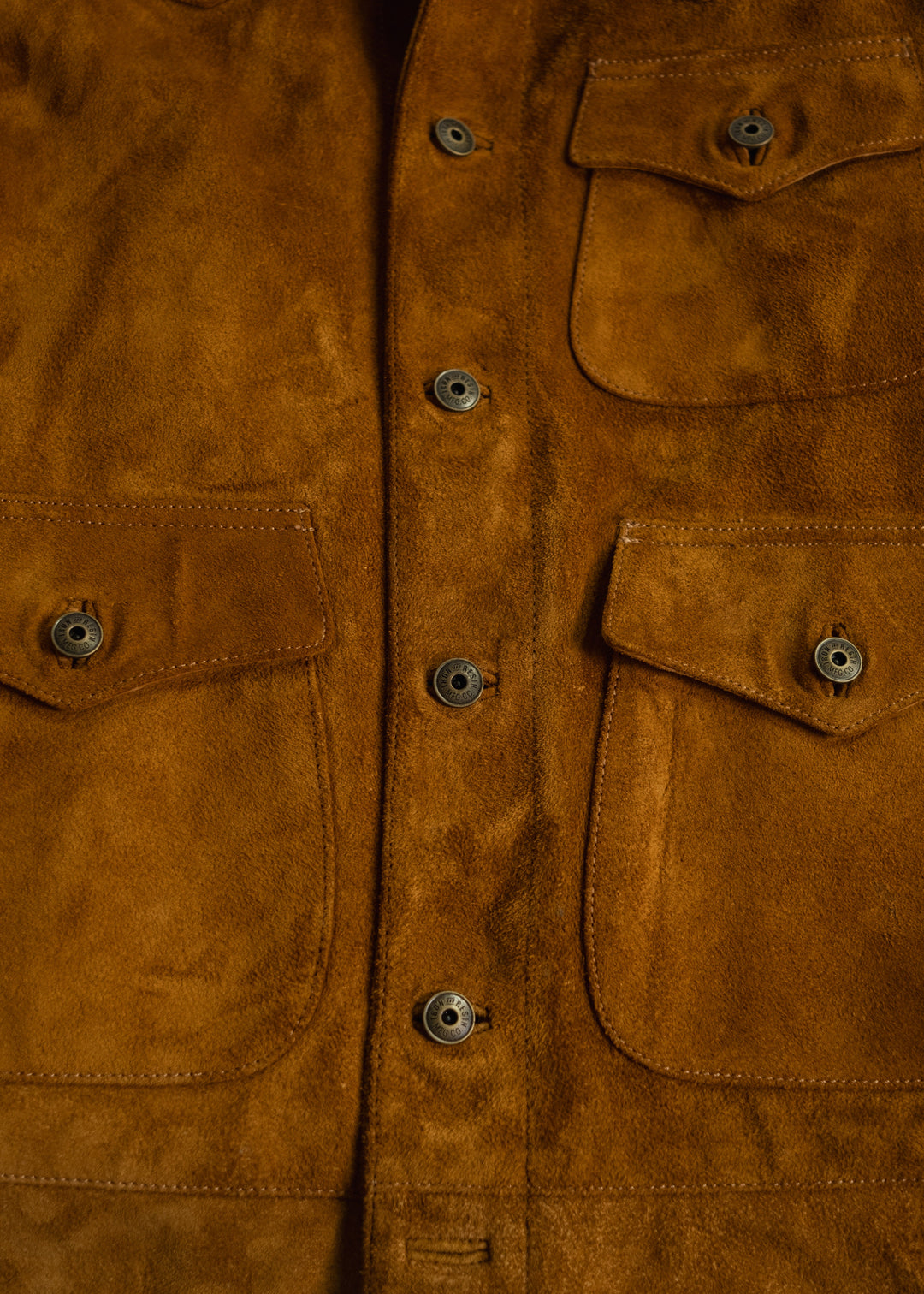 Douglas Buffalo Suede Jacket - Cognac