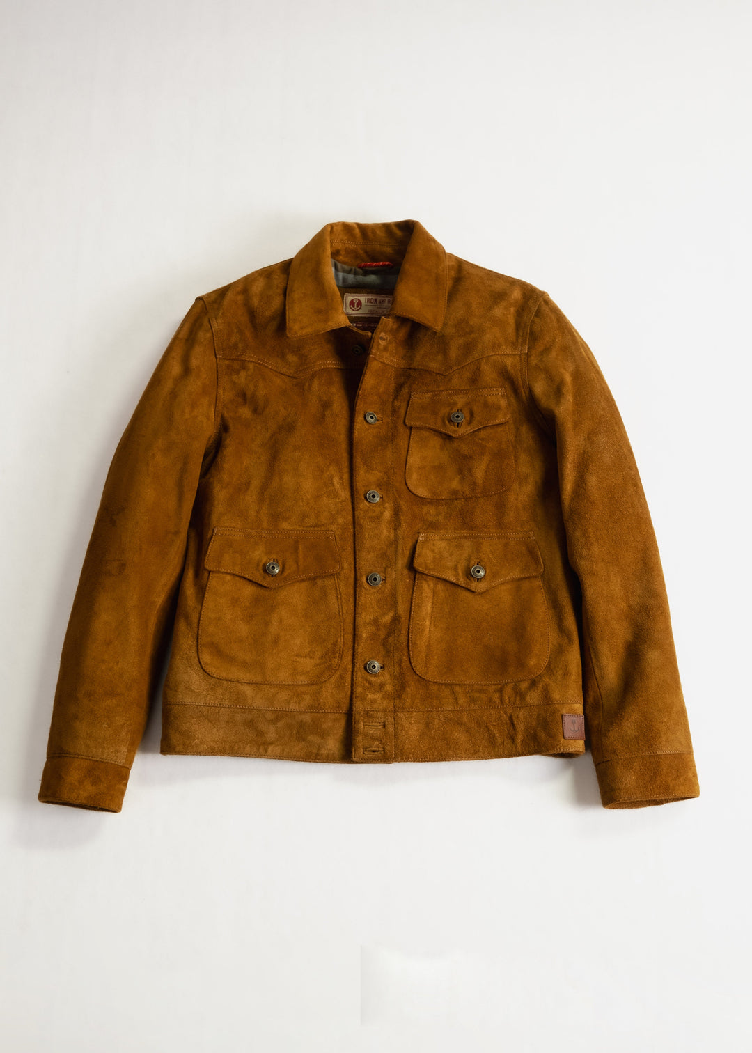 Douglas Buffalo Suede Jacket - Cognac
