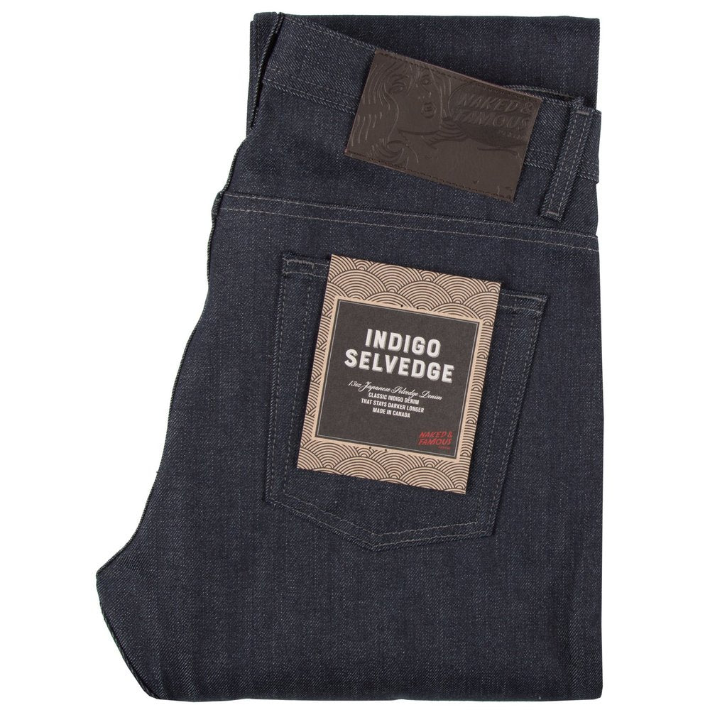 Naked & Famous super guy 13oz indigo selvedge