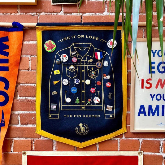 Wool Banner Made In USA - Type 3 "The Pin Keeper"