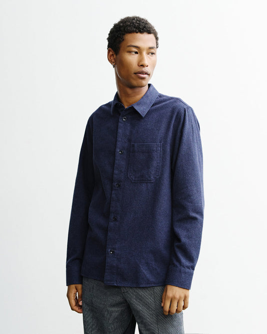 Flannel Casual Shirt - Dark Blue
