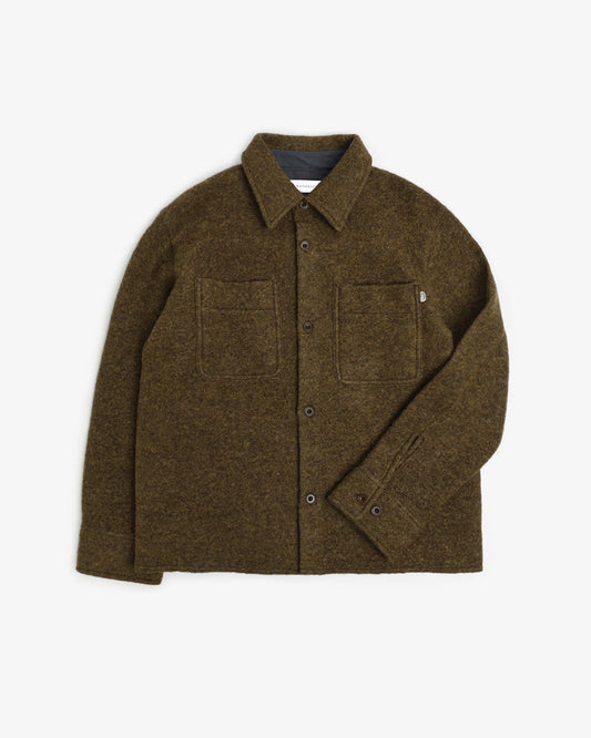 Relaxed Overshirt - Forest Green
