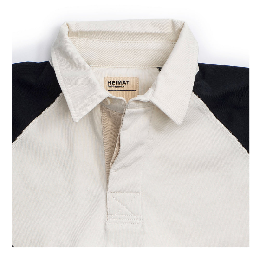 Polo Rugby - Contrast Arm Black/Seashell