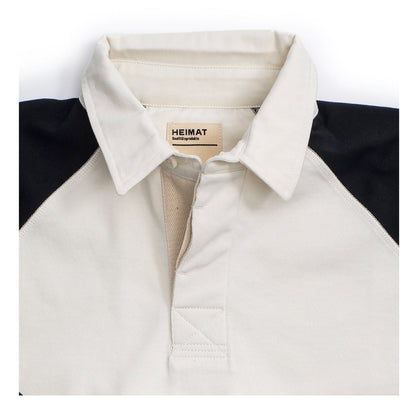 Polo Rugby - Contrast Arm Black/Seashell