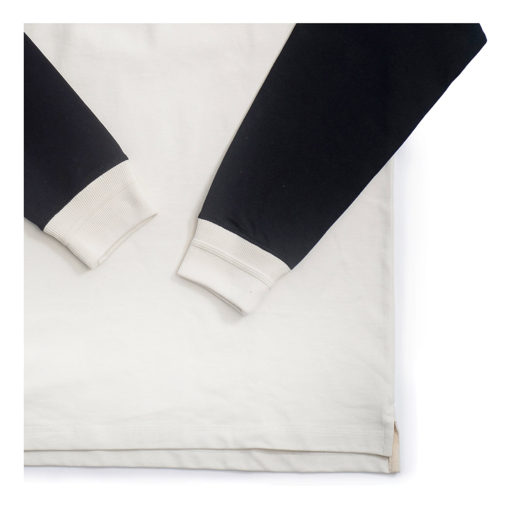 Polo Rugby - Contrast Arm Black/Seashell