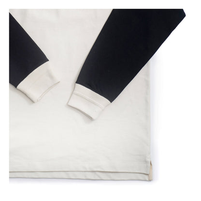 Polo Rugby - Contrast Arm Black/Seashell