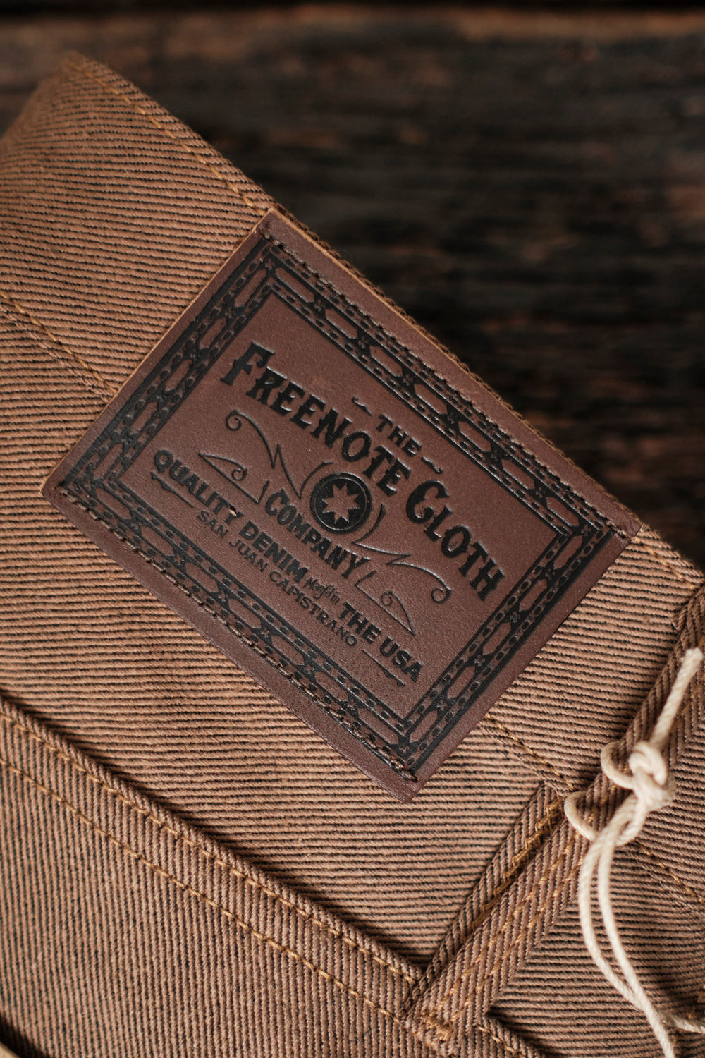 Belford Straight - 15oz Brown Selvedge Denim