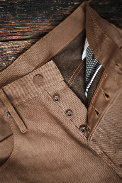 Belford Straight - 15oz Brown Selvedge Denim