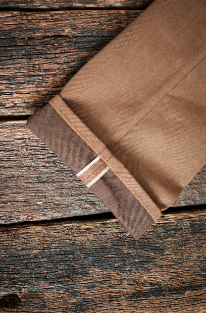 Belford Straight - 15oz Brown Selvedge Denim
