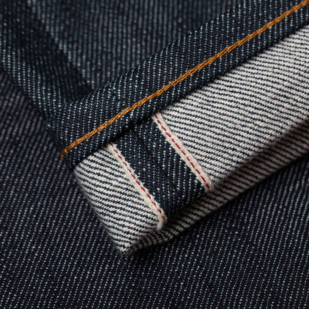 B-01 Slim - 14oz. Green Cast Selvedge