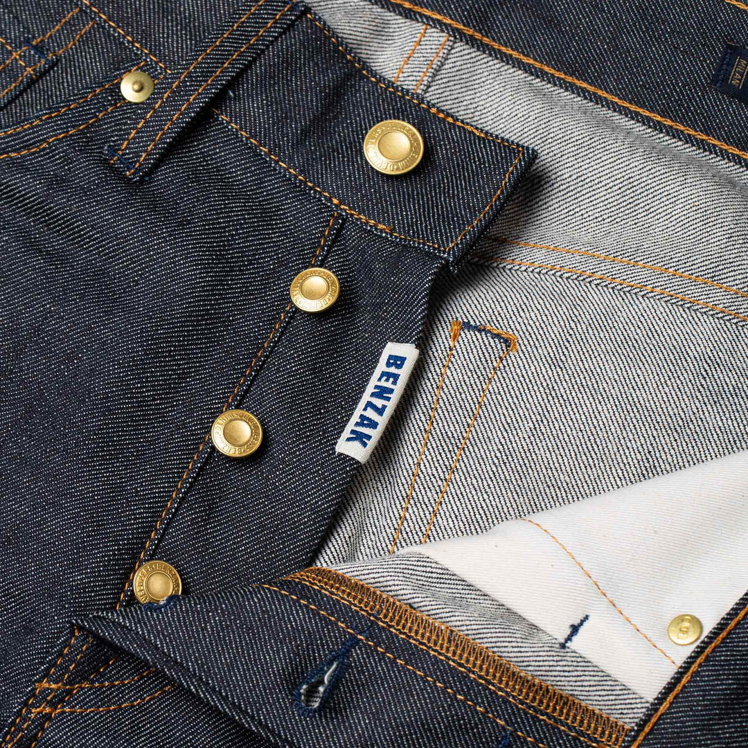 B-01 Slim - 14oz. Green Cast Selvedge